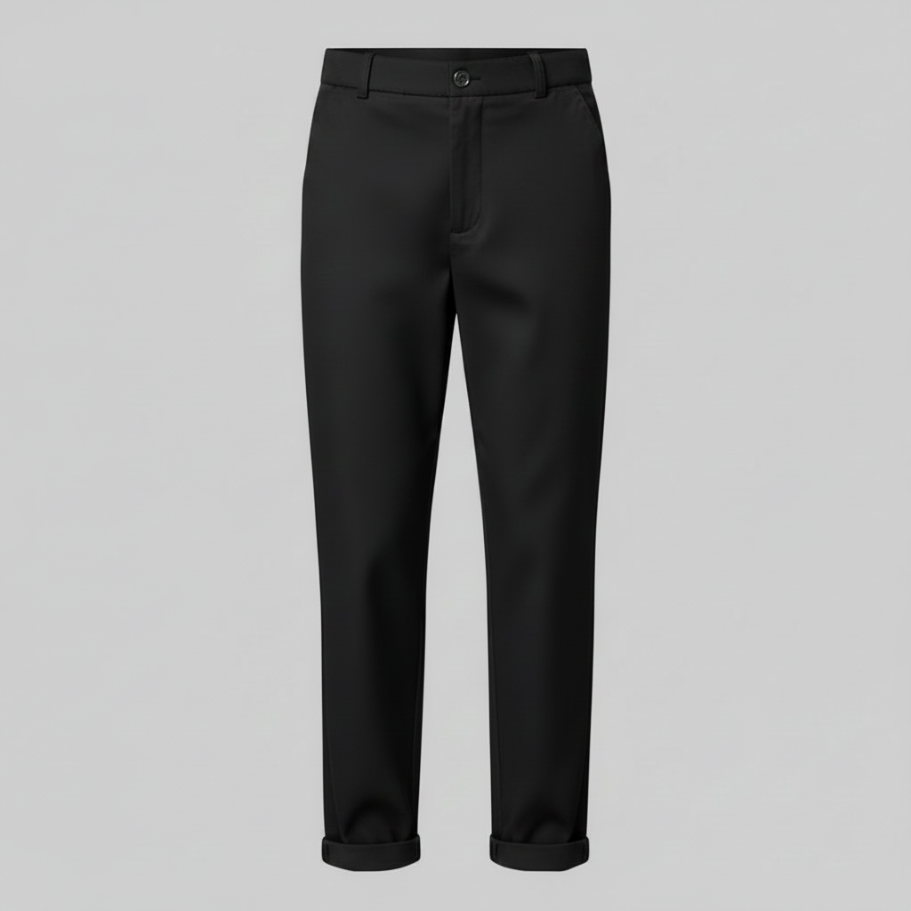 Elegant High Waist Women's Trousers | Office Wear