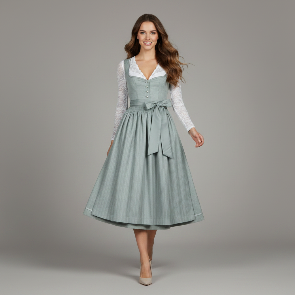 Elegant Dirndl Costume Dress | Women's Oktoberfest Outfit