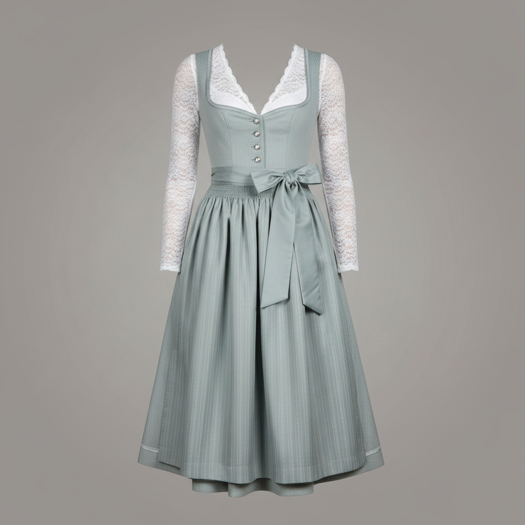 Elegant Dirndl Costume Dress | Women's Oktoberfest Outfit