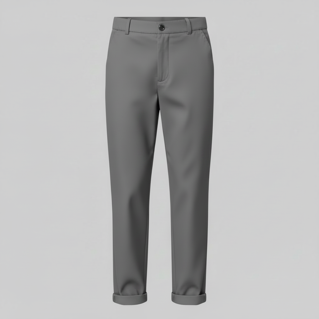 Elegant High Waist Women's Trousers | Office Wear