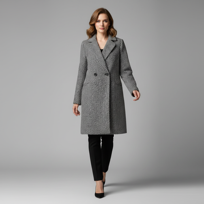 Elegant Long Wool Coat | Women's Winter Outerwear