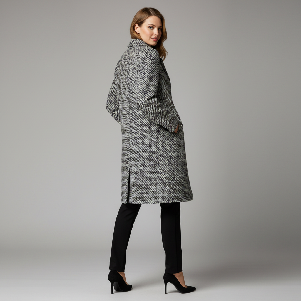 Elegant Long Wool Coat | Women's Winter Outerwear