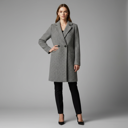 Elegant Long Wool Coat | Women's Winter Outerwear
