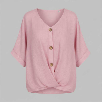 Elegant V-Neck Long Sleeve Blouse | Women's Fashion Top