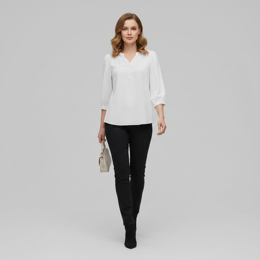 Silk Blouse for Women | Stylish Patchwork Summer Top