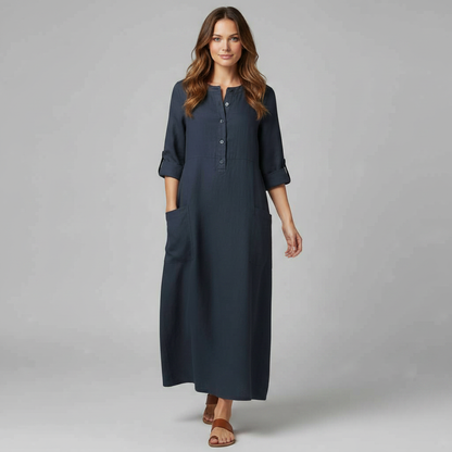 Tina | Women's Plus Size Summer Dress in Soft Fabric
